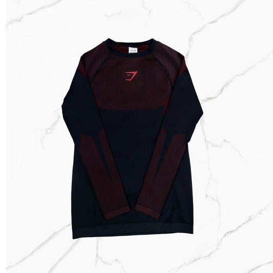 Gymshark Onyx Long Sleeve Red/Black