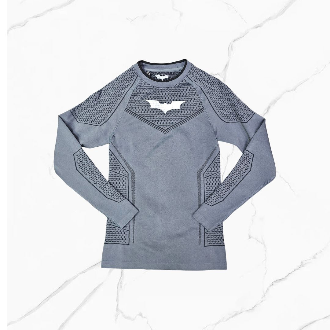 YoungLA Batman Compression Longsleeves Dark Grey