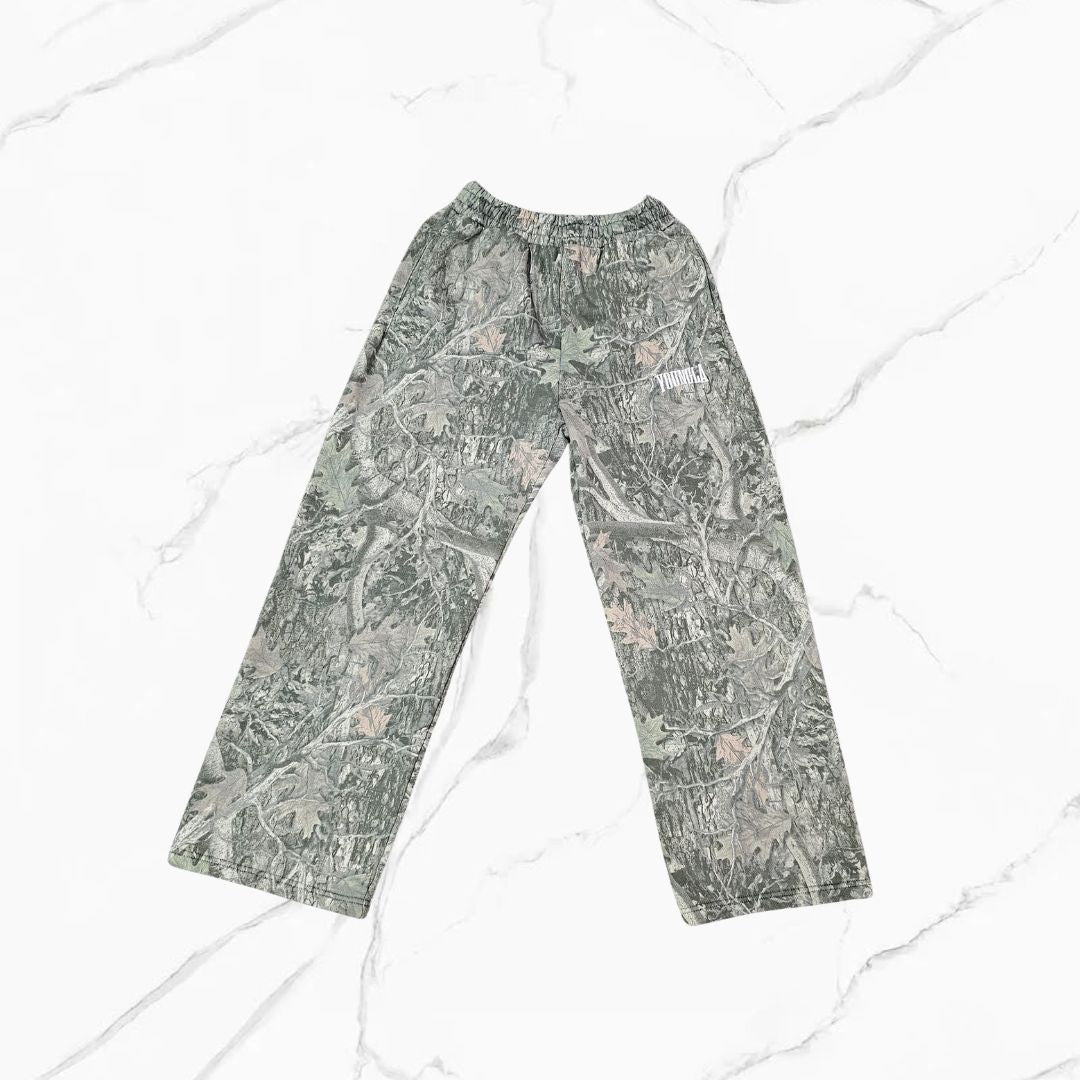 Tree Camo Baggy Sweats Green Tree Camo