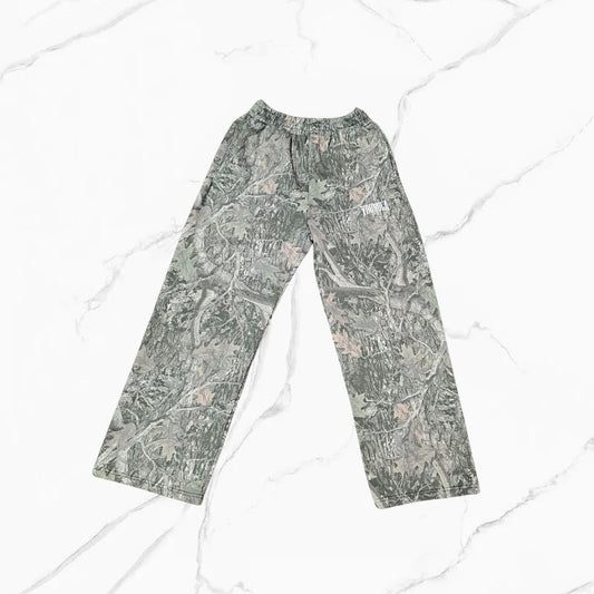 Tree Camo Baggy Sweats Green Tree Camo