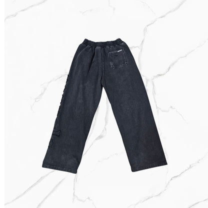 YoungLA Patchwork Sweats Black Wash