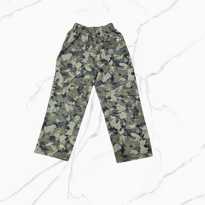 YoungLA Core Baggy Sweats Green Camo