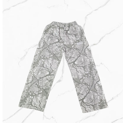YoungLA Tree Camo Baggy Sweats Tan Tree Camo