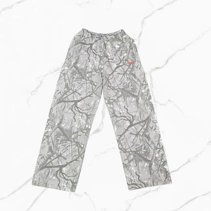 YoungLA Tree Camo Baggy Sweats Tan Tree Camo