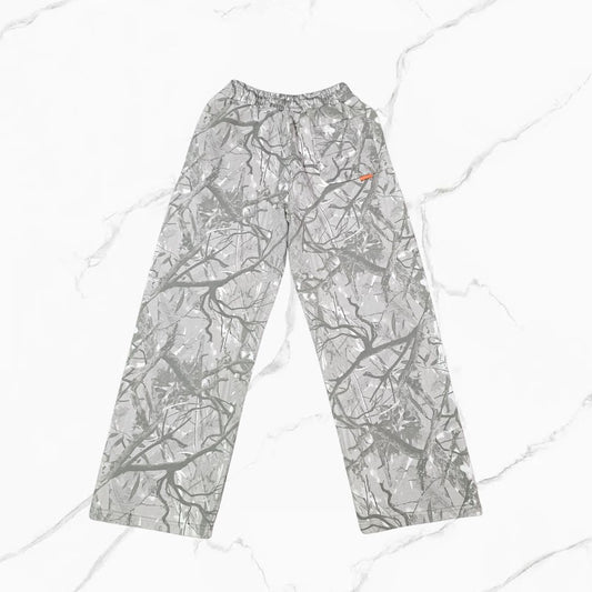 YoungLA Tree Camo Baggy Sweats Tan Tree Camo