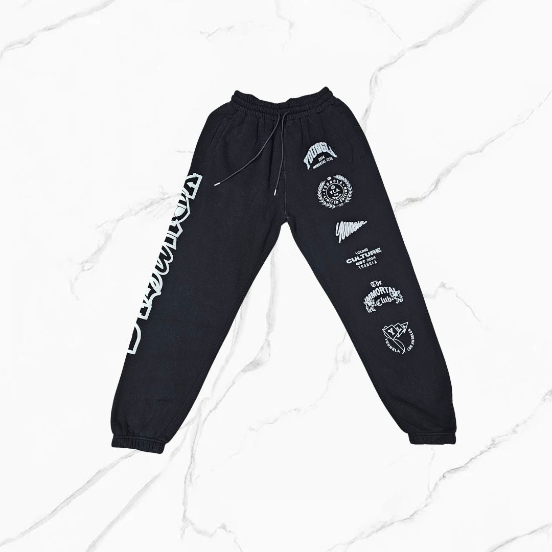 YoungLA Immortal Killer Jogger Black