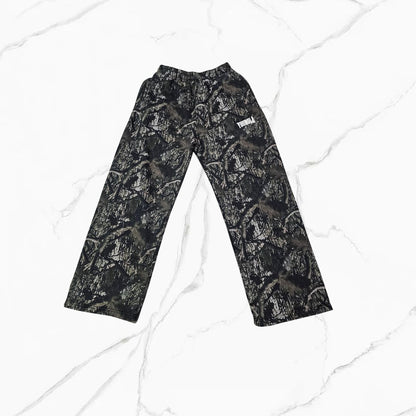 YoungLA Tree Camo Baggy Sweats Dark Tree Camo