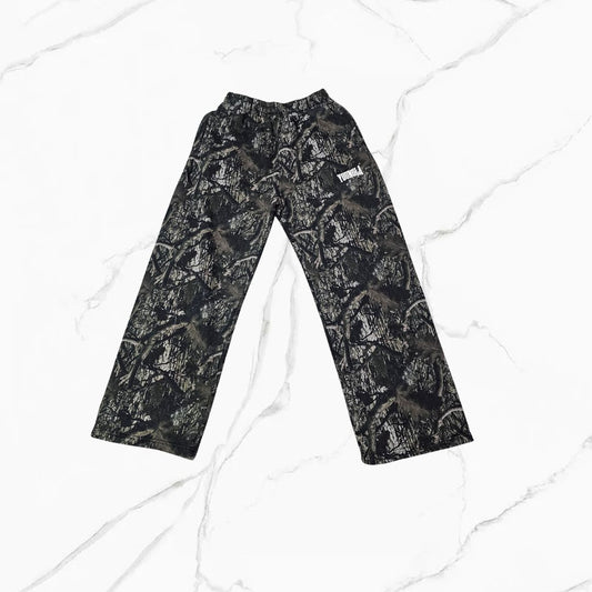 YoungLA Tree Camo Baggy Sweats Dark Tree Camo
