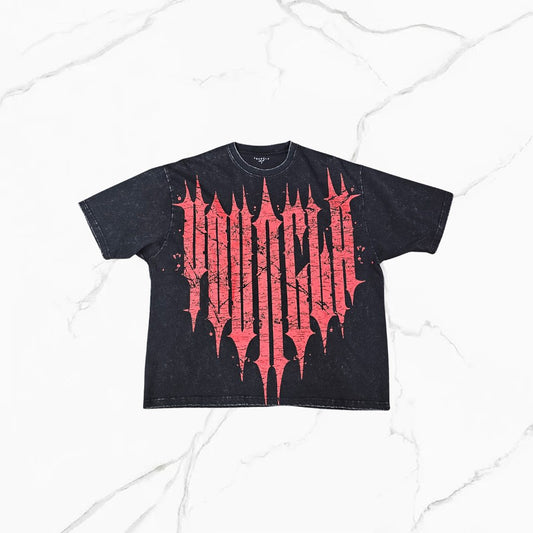 YoungLA Revenge Tees Black wash