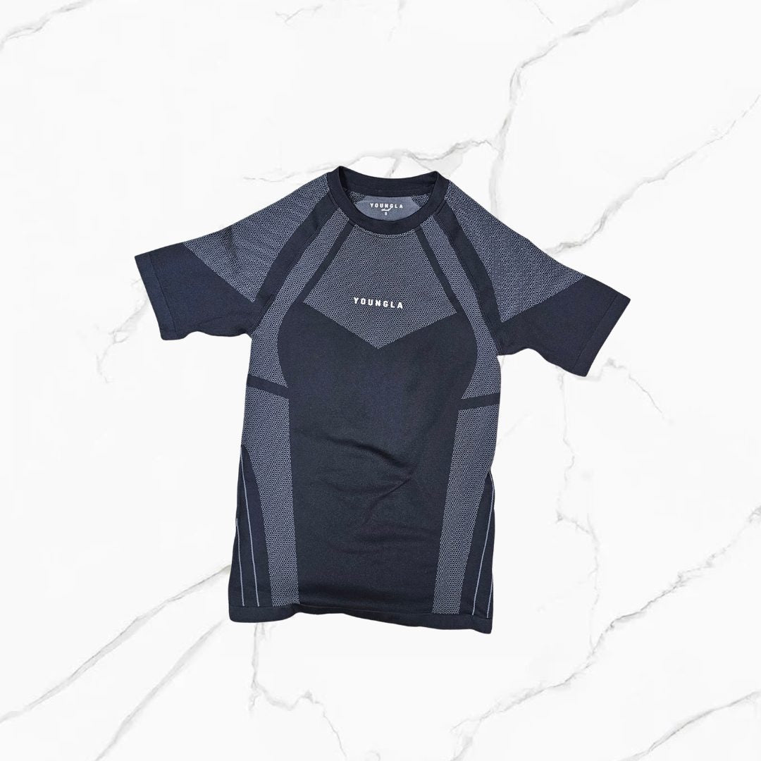 YoungLA Apex Compression Tees Black