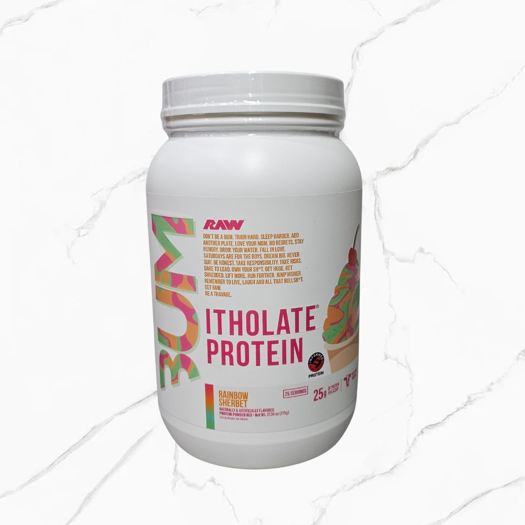 Raw Nutrition CBum Itholate Protein Rainbow Sherbet 25 servings