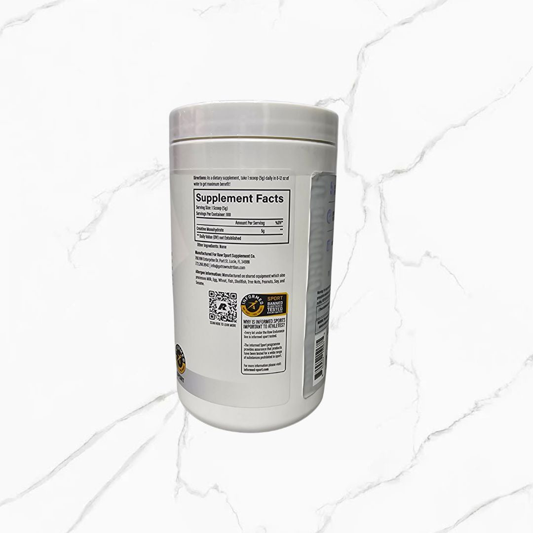 Raw Nutrition Creatine Monohydrate 100 servings 510g