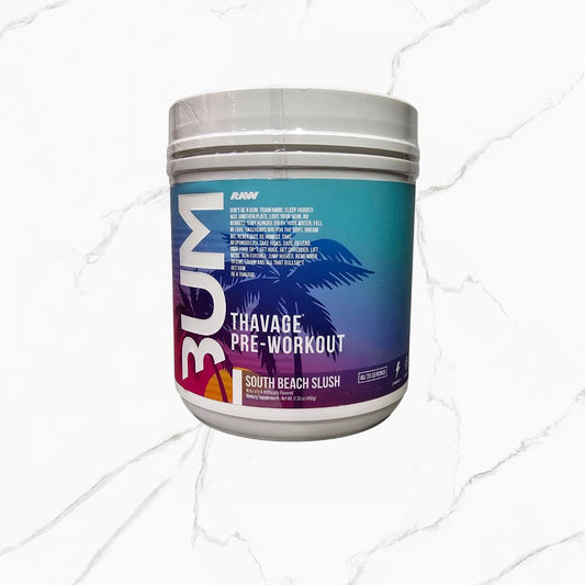 Raw Nutrition CBum Thavage Pre-Workout South Beach Slush 40/20 servings