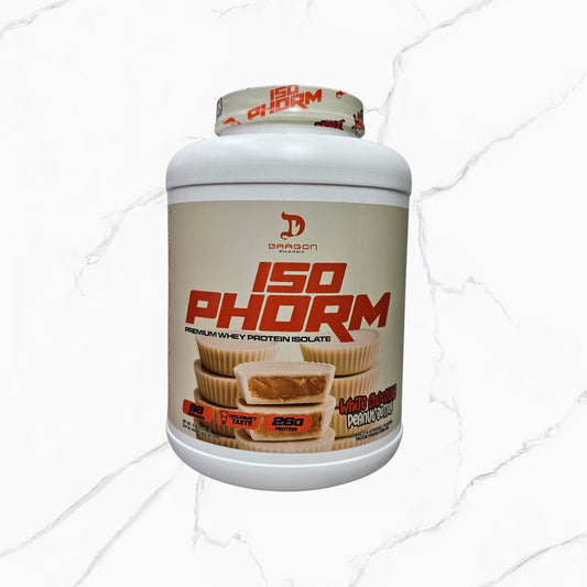 Dragon Pharma Iso Phorm Premium Whey Protein Isolate White Chocolate Peanut Butter 5Lbs