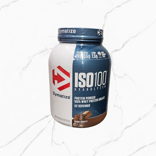 Dymatize ISO 100 Hydrolyzed 100% Whey Protein Isolate Gourmet Chocolate 3Lbs
