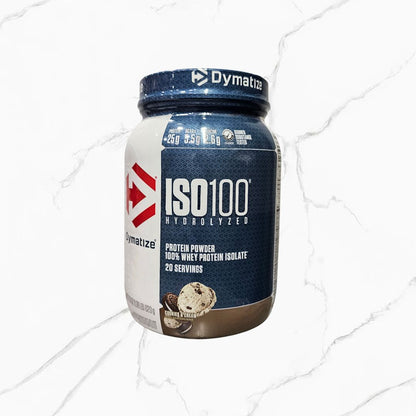Dymatize ISO 100 Hydrolyzed 100% Whey Protein Isolate Cookies and Cream 1.36Lbs
