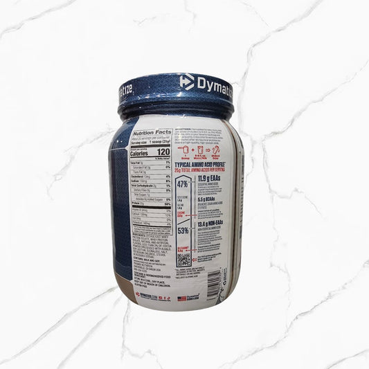 Dymatize ISO 100 Hydrolyzed 100% Whey Protein Isolate Cookies and Cream 1.36Lbs