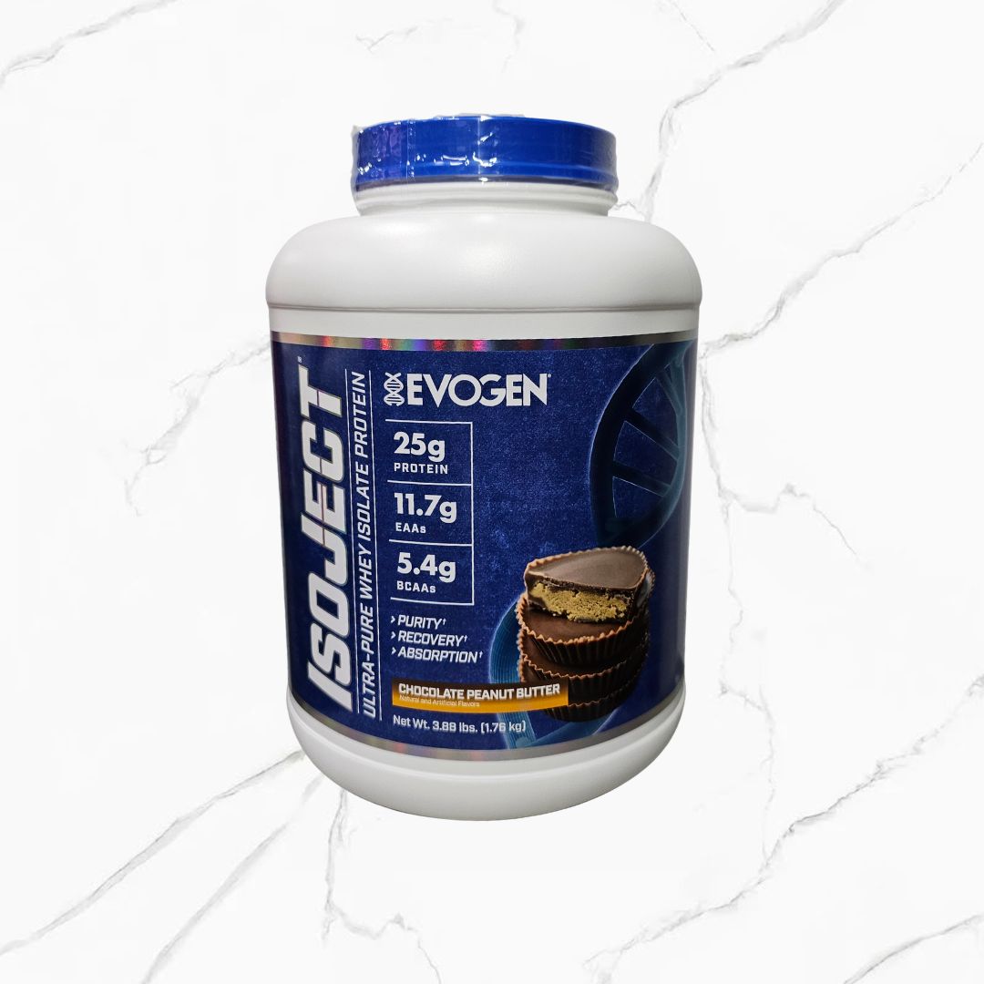 Evogen Isoject Ultra Pure Whey Isolate Protein Chocolate Peanut Butter 3.88Lbs