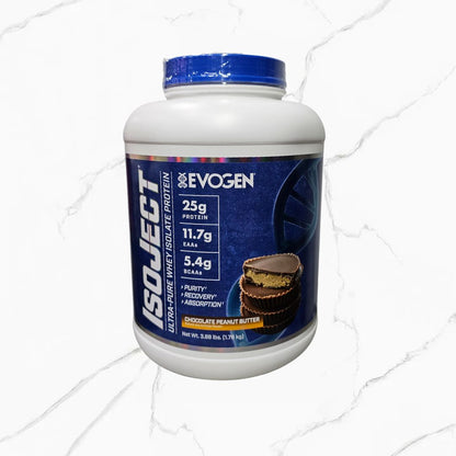Evogen Isoject Ultra Pure Whey Isolate Protein Chocolate Peanut Butter 3.88Lbs