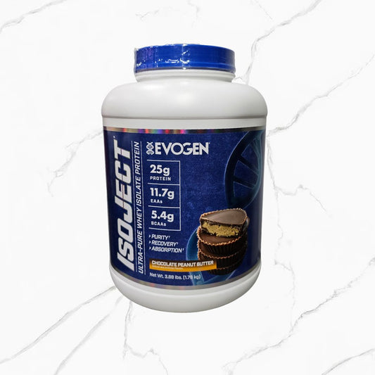 Evogen Isoject Ultra Pure Whey Isolate Protein Chocolate Peanut Butter 3.88Lbs