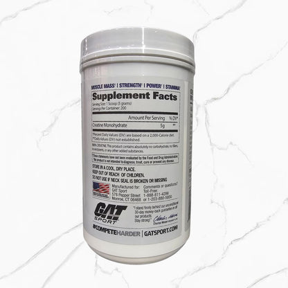GAT Sport High Quality Powder Creatina 200 servings