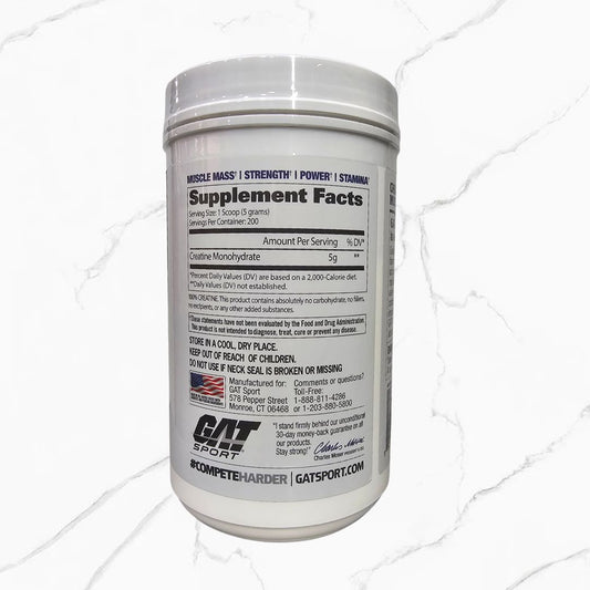 GAT Sport High Quality Powder Creatina 200 servings