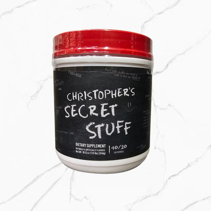 Raw Nutrition Thavage pre-workout Christophers secret stuff 40/20 servings