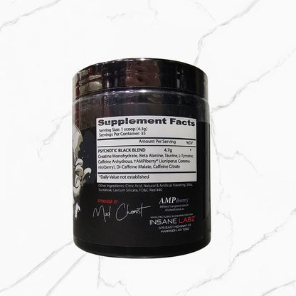 Insane Labz Pre-Workout Psychotic Fruit Punch 35 servings