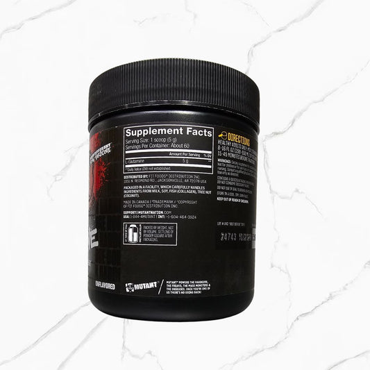 Mutant Glutamine Premium Micronized Unflavored