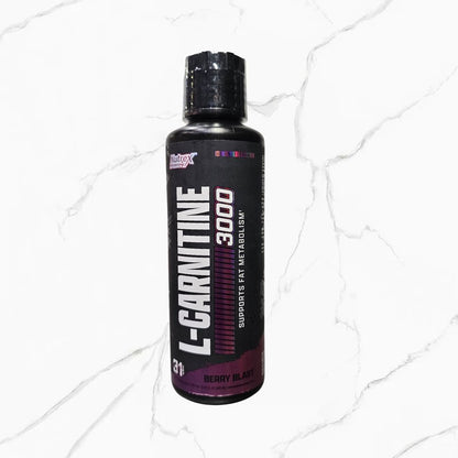 Nutrex L- carnitine 3000 orange Berry Blast 31 servings
