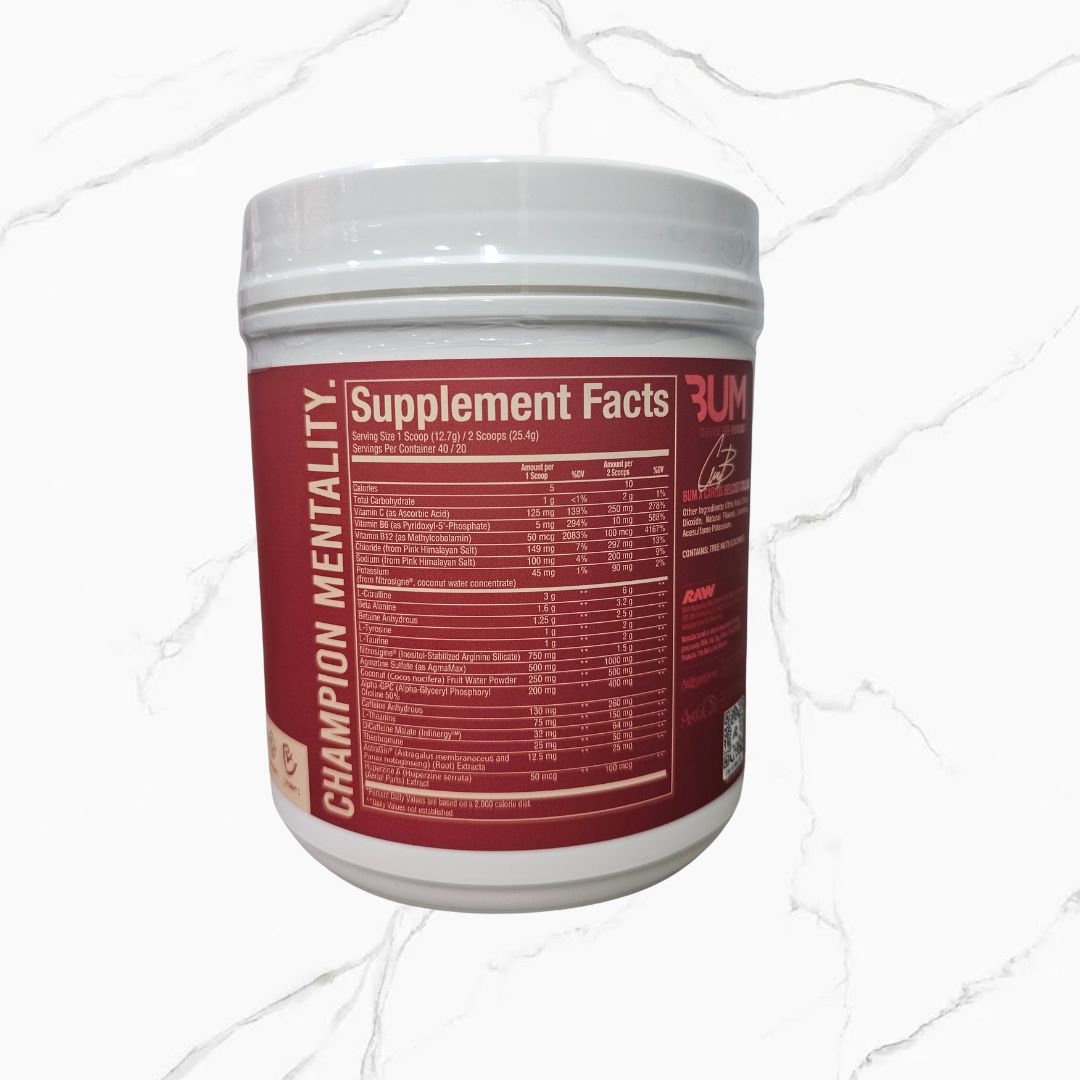 Raw Nutrition CBum Thavage Pre-Workout Lychee 40/20 servings