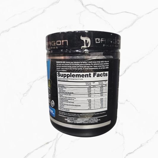 Dragon Pharma Venom Pre-Workout Blue Razz 40 servings 280g