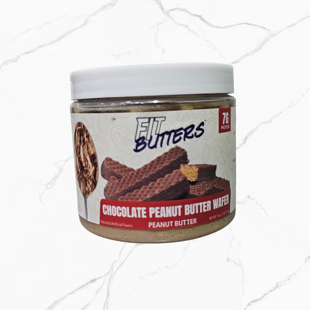 Fit Butters Chocolate Peanut Butter Wafer 454g