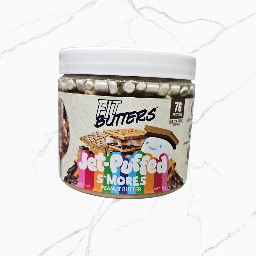 Fit Butters Jet Puffed Smores Peanut Butter 454g