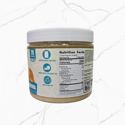 Fit Butters White Chocolate Macadamia Peanut Butter 454g
