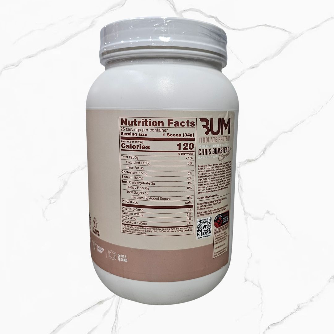 Raw Nutrition CBum Itholate Protein Cinnamon Crunch Cereal 25 servings