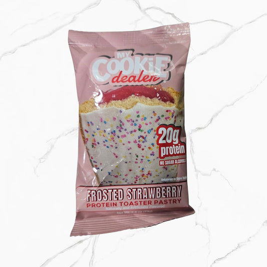 My Cookie Dealer Frosted Strawberry Protein Toaster Pastry 73g