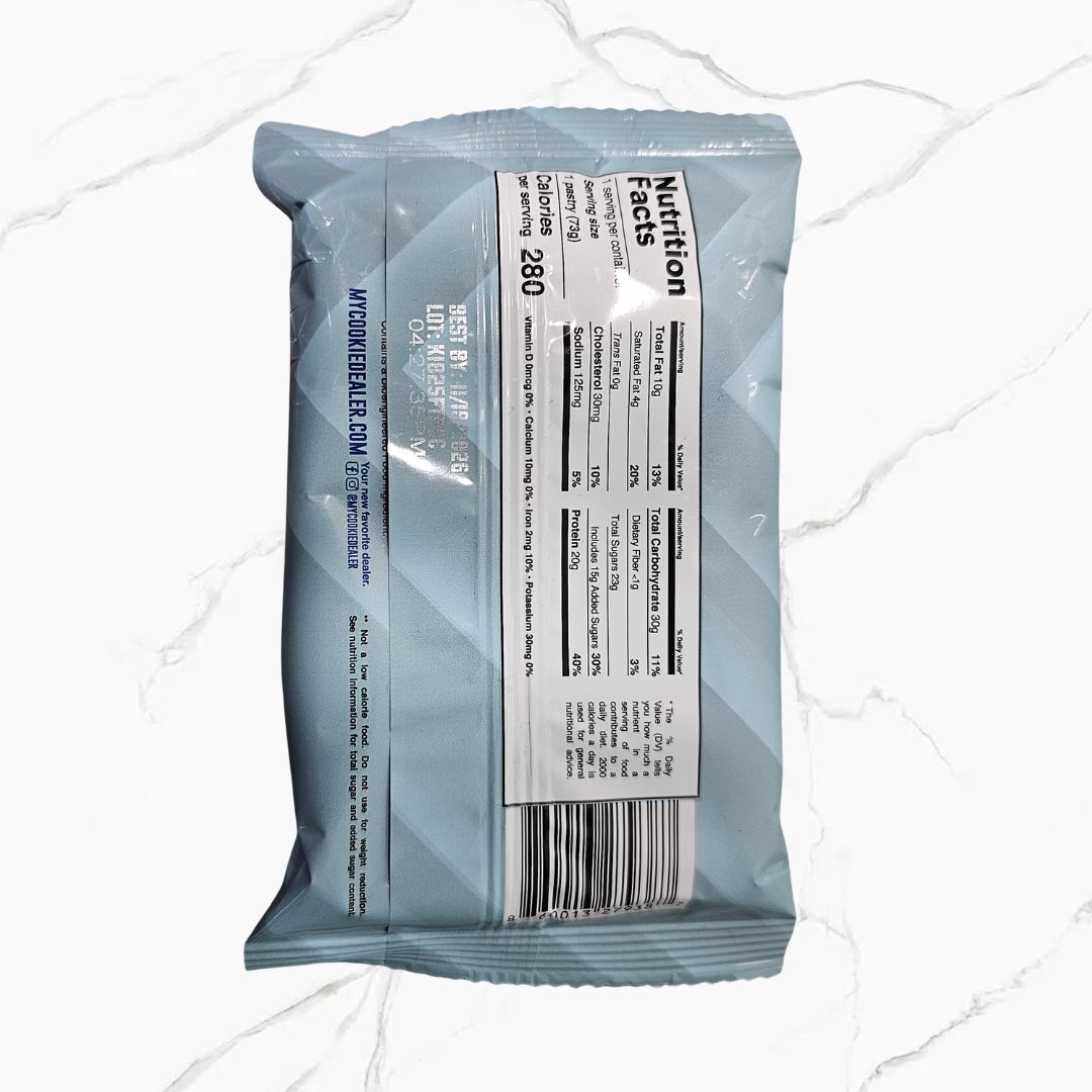 My Cookie Dealer Frosted Cookies and Creme Protein Toaster Pastry 73g