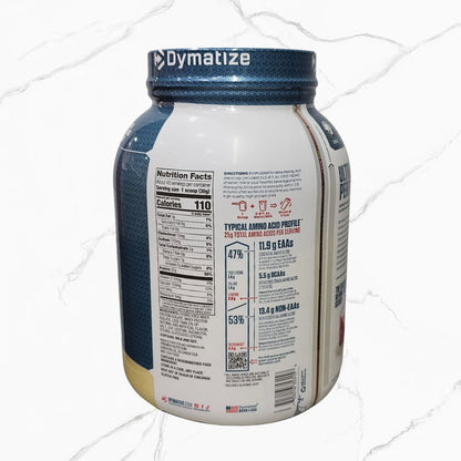 Dymatize ISO 100 Hydrolyzed 100% Whey Protein Isolate Gourmet Vanilla 3Lbs