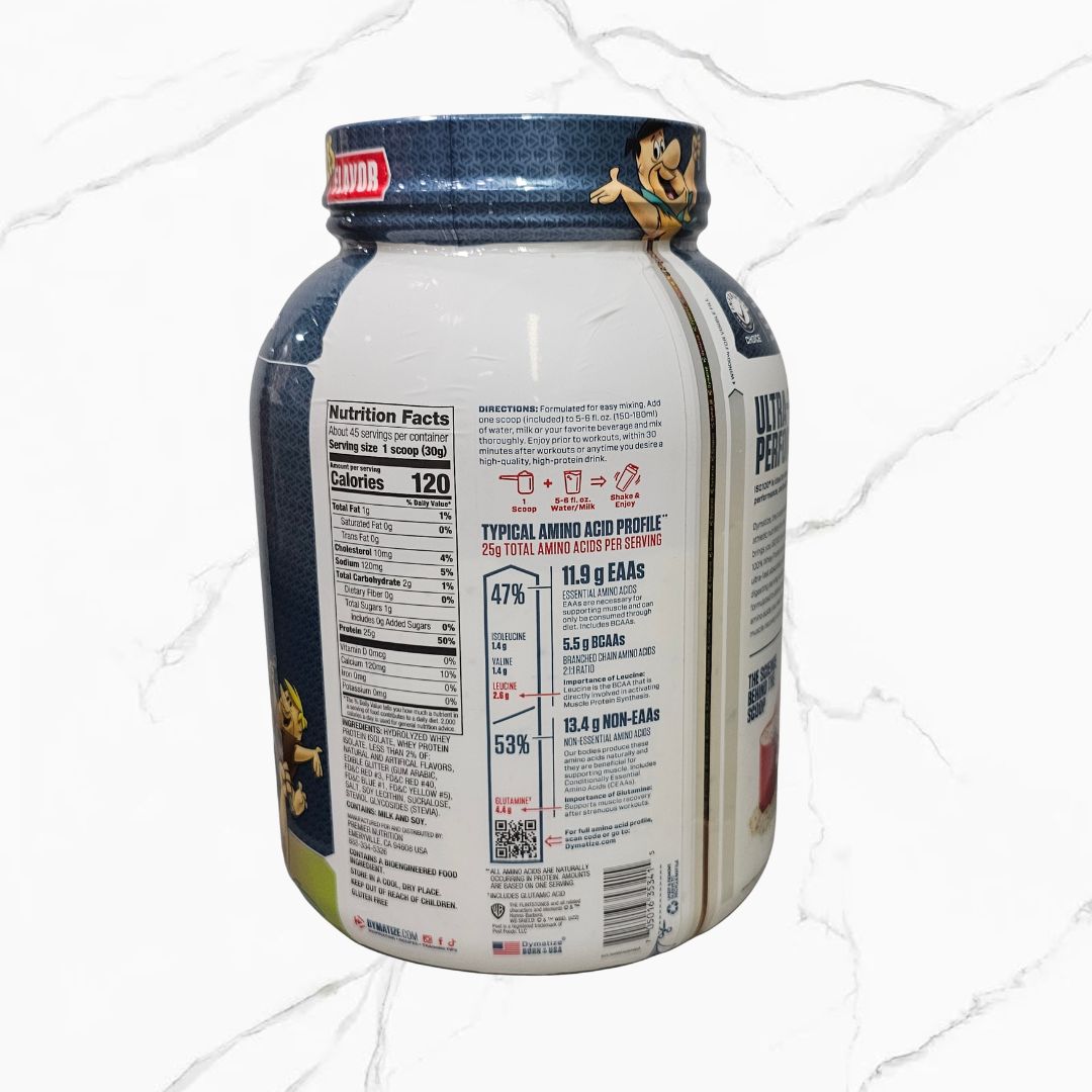 Dymatize ISO 100 Hydrolyzed 100% Whey Protein Isolate Fruity Pebbles 3Lbs