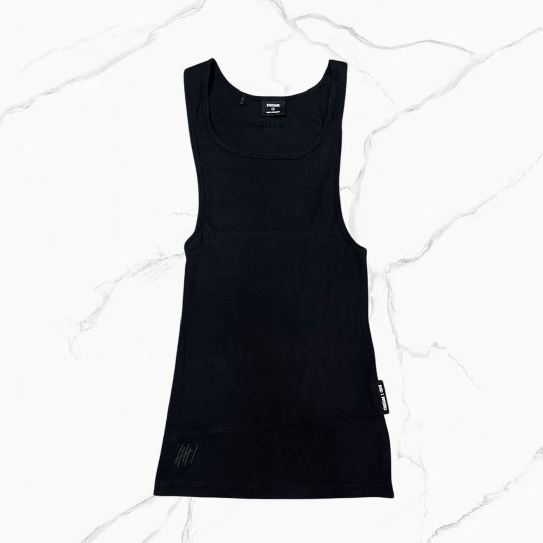 GS X CBUM Ribbed Tank Black