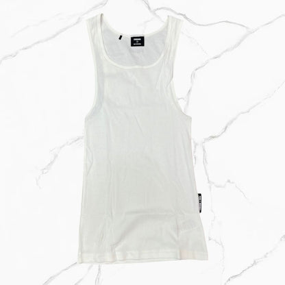 GS X CBUM Ribbed Tank White