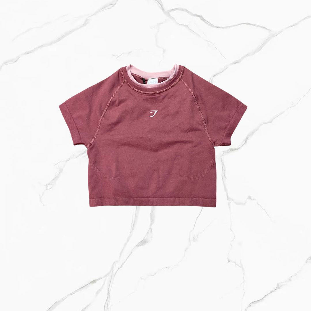Gymshark Interval Seamless Short Sleeve Crop Top