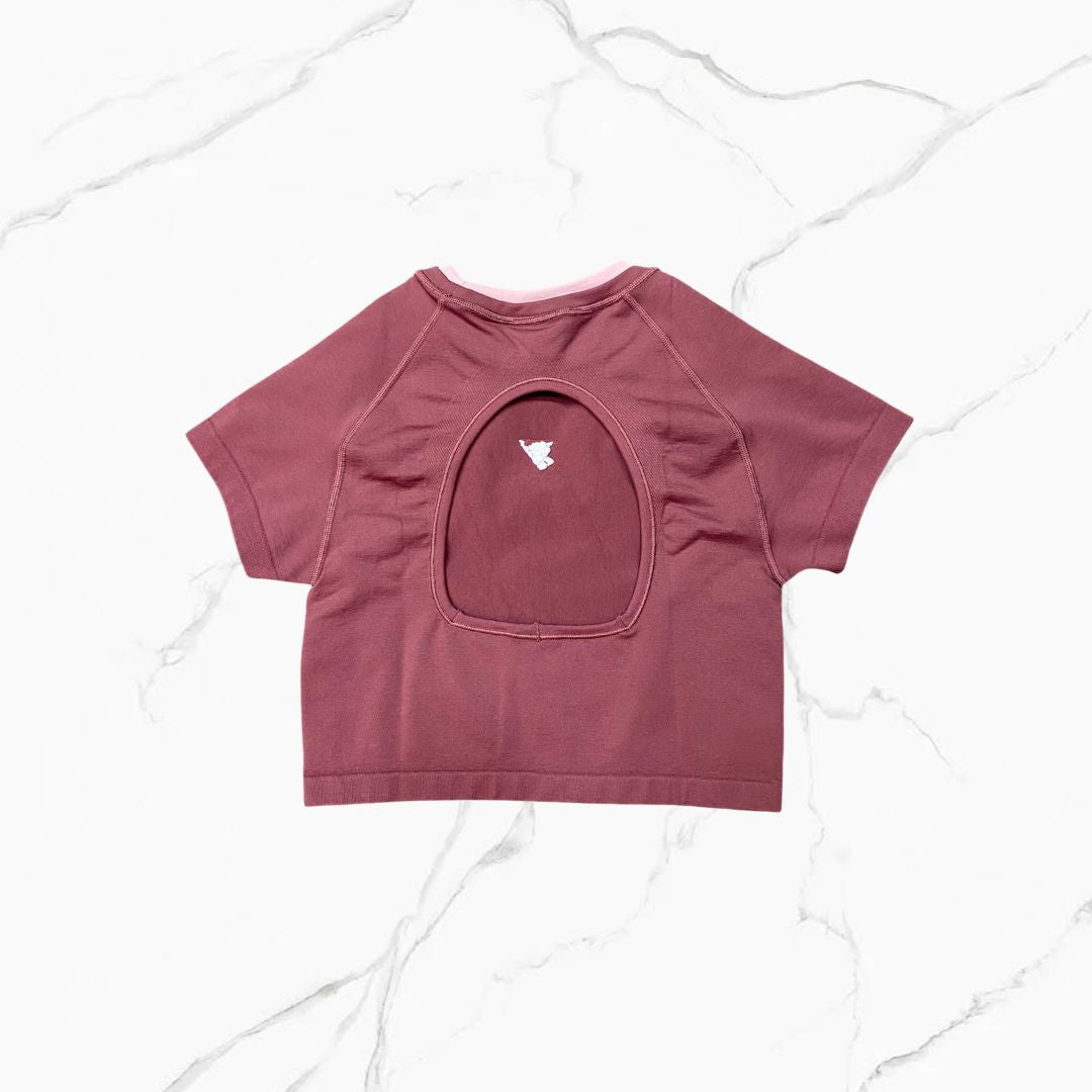 Gymshark Interval Seamless Short Sleeve Crop Top