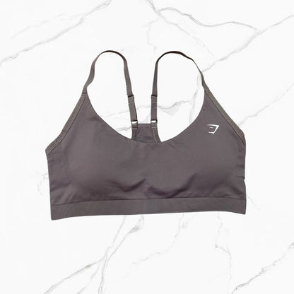 Gymshark Everday Seamless Racerback Sports Bra Brown
