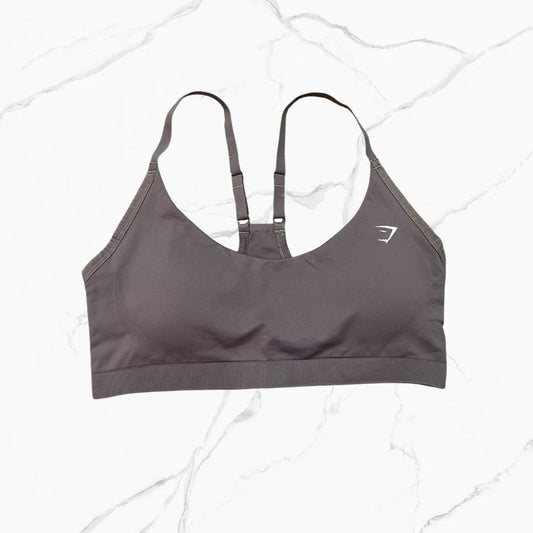 Gymshark Everday Seamless Racerback Sports Bra Brown