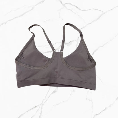Gymshark Everday Seamless Racerback Sports Bra Brown