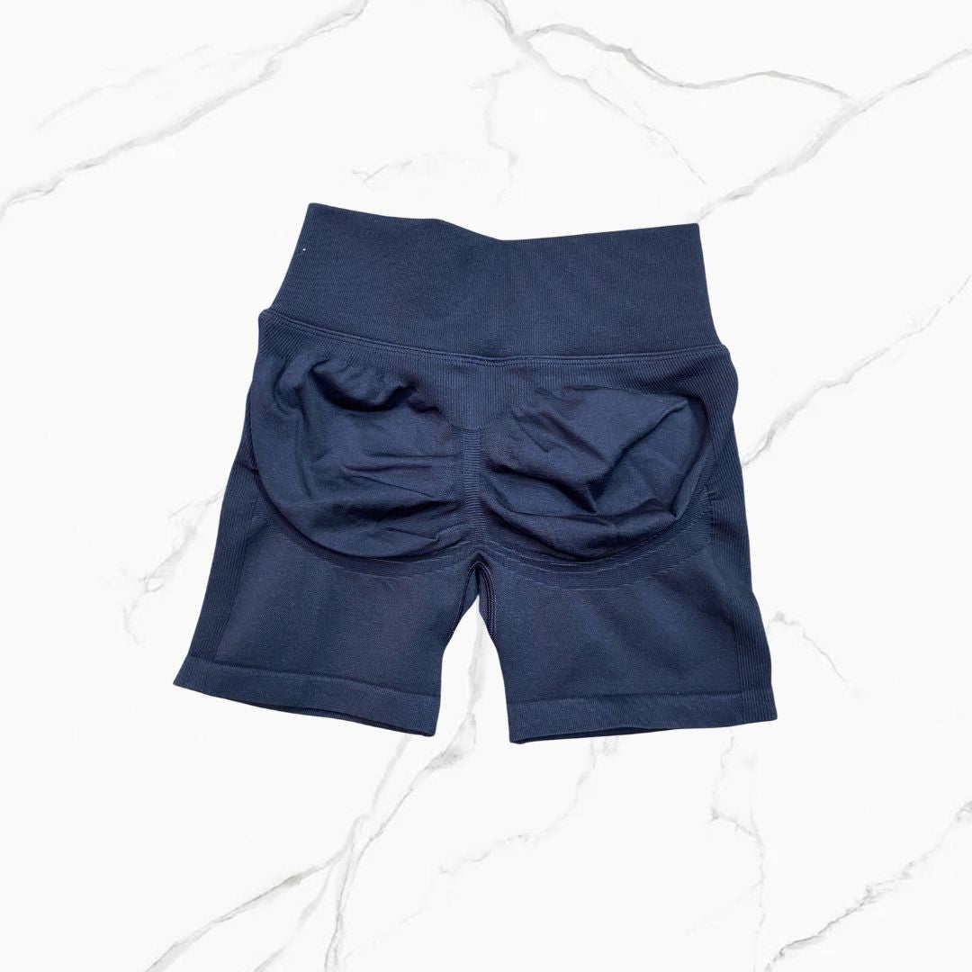Gymshark Lift  Seamless Shorts Azul Marino