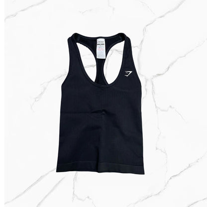 Gymshark Everday Seamless Ribbed Tank Black