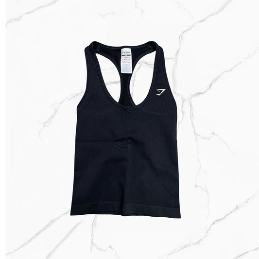 Gymshark Everday Seamless Ribbed Tank Black